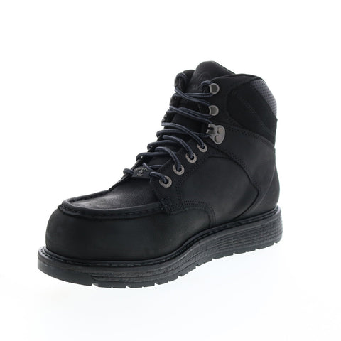 Wolverine Hellcat Wedge Moc Toe Ultraspring Carbonmax 6" Mens Black Boots