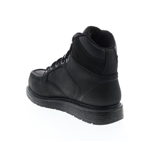 Wolverine Hellcat Wedge Moc-Toe Ultraspring WP CM 6" Mens Black Wide Boots