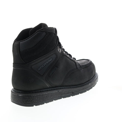 Wolverine Hellcat Wedge Moc Toe Ultraspring Carbonmax 6" Mens Black Boots