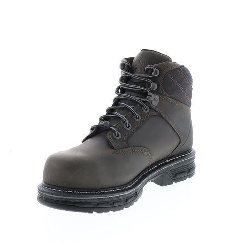 Wolverine Hellcat 6" W211093 Mens Gray Leather Lace Up Work Boots