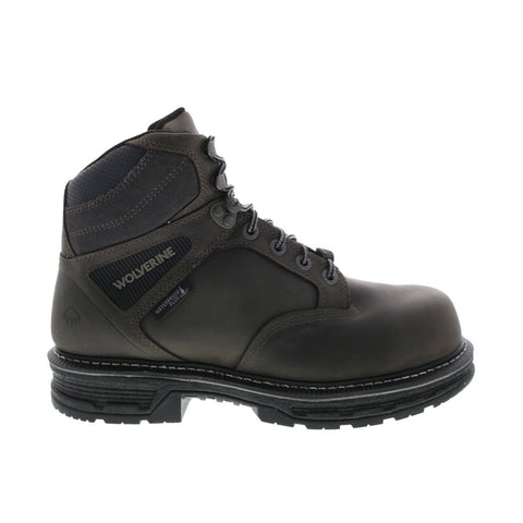 Wolverine Hellcat Ultraspring 6" W211093 Mens Gray Leather Work & Safety Boots