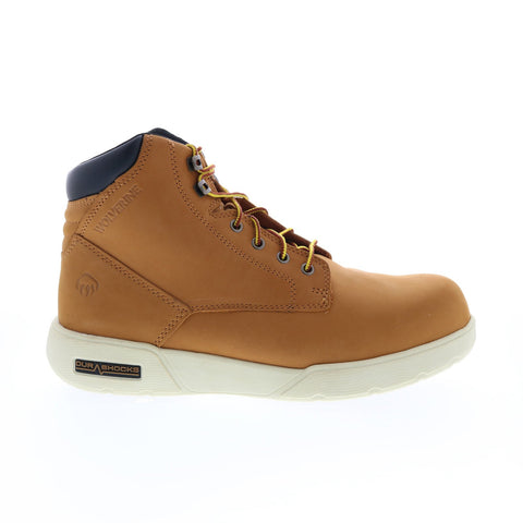 Wolverine Kickstart 6" W211115 Mens Brown Wide Leather Lace Up Work Boots