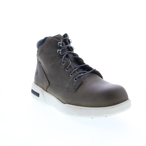 Wolverine Kickstart 6" W211117 Mens Gray Leather Lace Up Work Boots