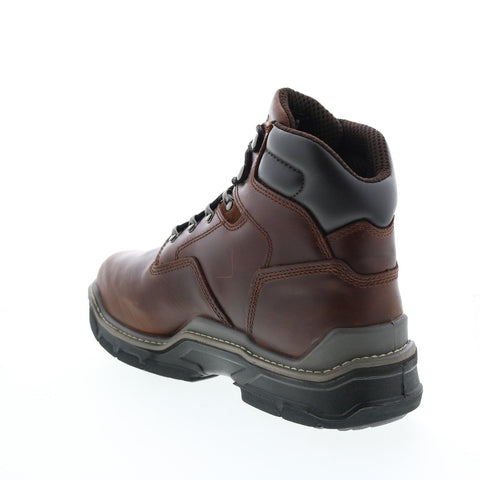 Wolverine Raider Durashocks Waterproof Met-Guard Mens Brown Wide Work Boots