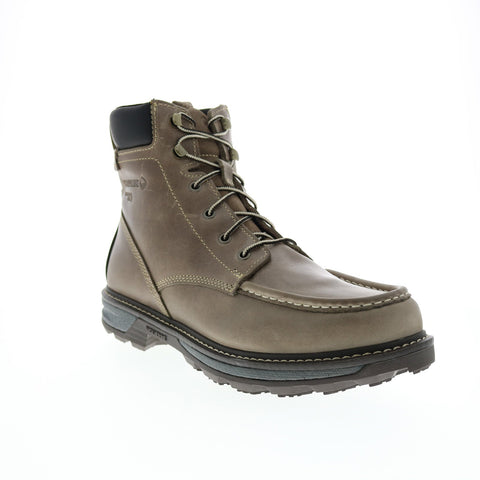Wolverine Forge Ultraspring Waterporoof Moc Toe 6" Mens Gray Wide Boots