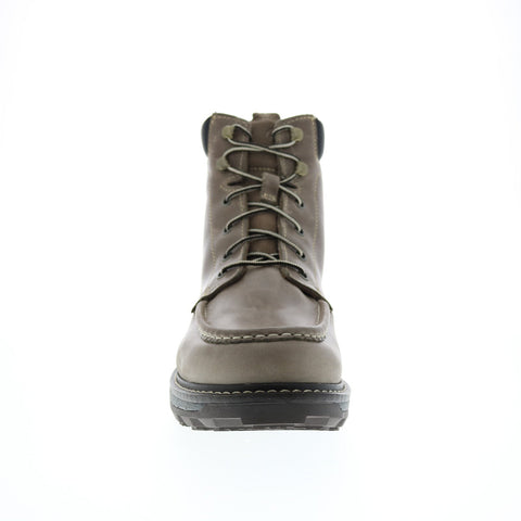 Wolverine Forge Ultraspring Waterporoof Moc Toe 6" Mens Gray Wide Boots