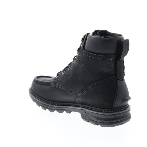 Wolverine Forge Ultraspring Moc-Toe Waterproof 6" Mens Black Wide Work Boots