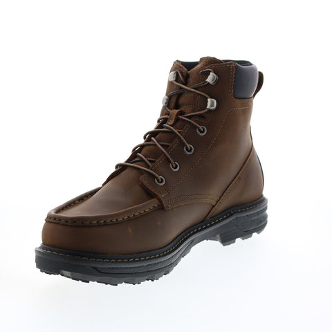 Wolverine Forge Ultraspring Moc Toe WP 6" Mens Brown Wide Work Boots