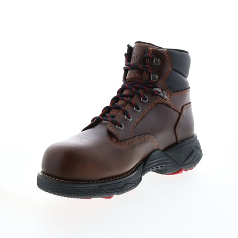 Wolverine Hc Fuse Usprg Wp Cm 6" W221011 Mens Brown Leather Work Boots
