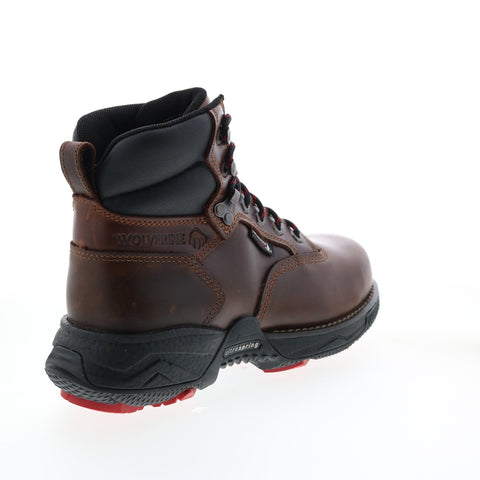 Wolverine Hc Fuse Usprg Wp Cm 6" W221011 Mens Brown Leather Work Boots