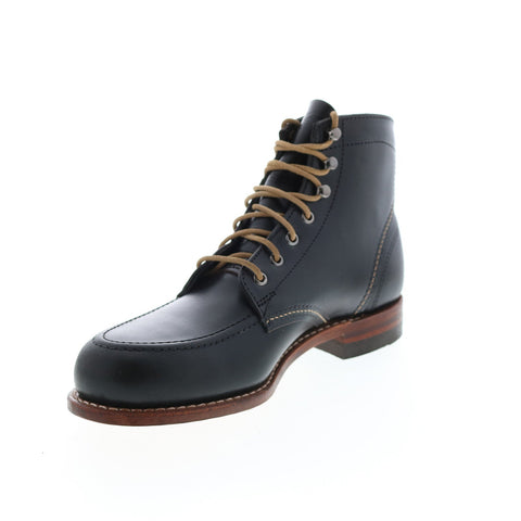 Wolverine 1000 Mile Moc-Toe Boot W40504 Mens Black Casual Dress Boots