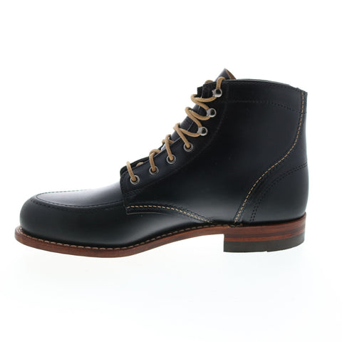 Wolverine 1000 Mile Moc-Toe Boot W40504 Mens Black Casual Dress Boots