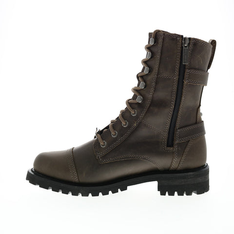 Harley-Davidson Balsa D83855 Womens Brown Leather Motorcycle Boots