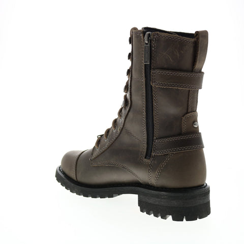 Harley-Davidson Balsa D83855 Womens Brown Leather Motorcycle Boots
