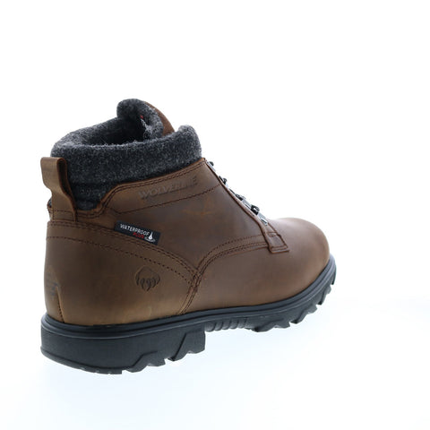 Wolverine Drummond Lace W880119 Mens Brown Wide Leather Work Boots