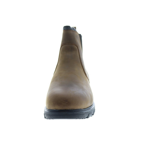 Wolverine Drummond Chelsea W880123 Mens Brown Leather Slip On Chelsea Boots 