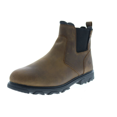 Wolverine Drummond Chelsea W880123 Mens Brown Leather Slip On Chelsea Boots 