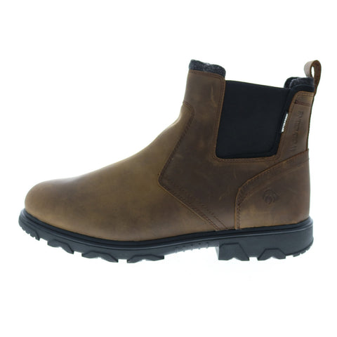 Wolverine Drummond Chelsea W880123 Mens Brown Leather Slip On Chelsea Boots 