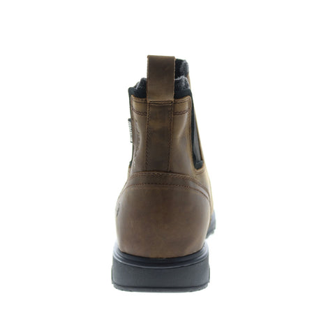 Wolverine Drummond Chelsea W880123 Mens Brown Leather Slip On Chelsea Boots 