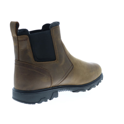 Wolverine Drummond Chelsea W880123 Mens Brown Leather Slip On Chelsea Boots 