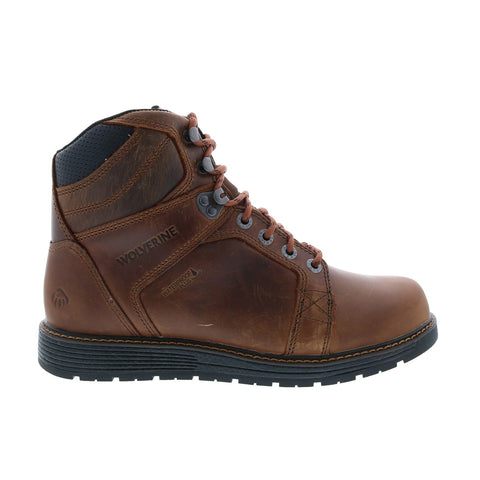 Wolverine Hellcat Ultraspring Wedge Waterproof 6" Mens Brown Work Boots