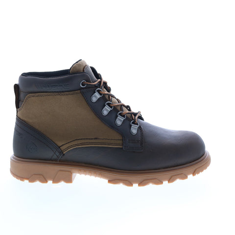 Wolverine Drummond W880200 Mens Brown Wide Leather Lace Up Work Boots