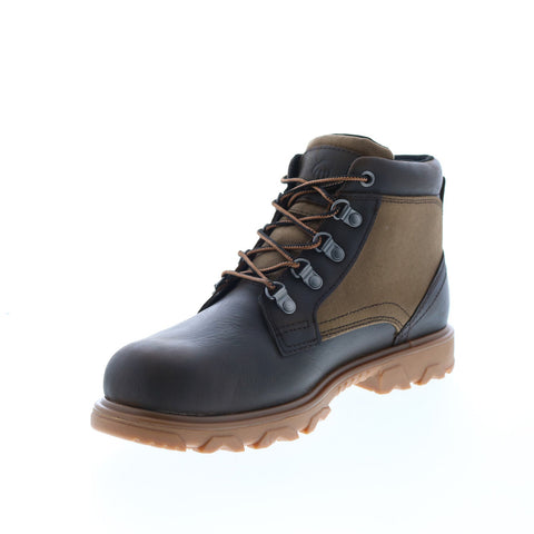 Wolverine Drummond W880200 Mens Brown Wide Leather Lace Up Work Boots