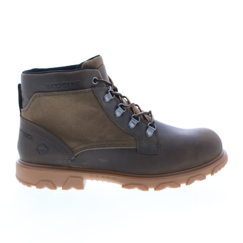 Wolverine Drummond W880201  Mens Brown Leather Lace Up Work Boots