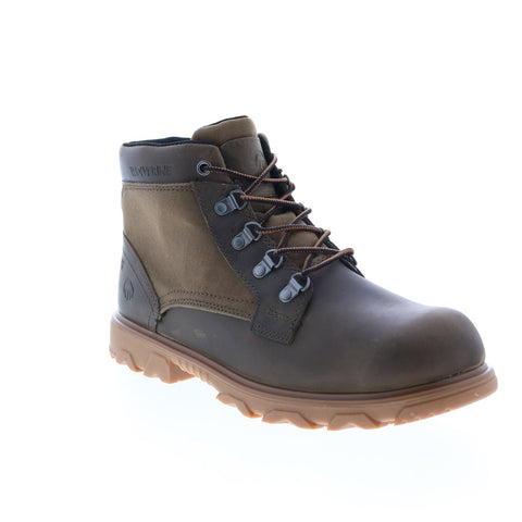 Wolverine Drummond W880201  Mens Brown Leather Lace Up Work Boots