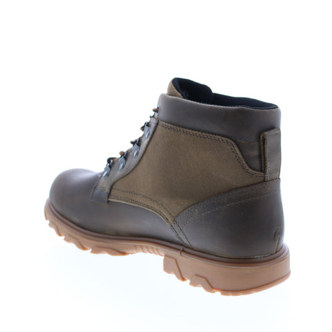 Wolverine Drummond W880201  Mens Brown Leather Lace Up Work Boots