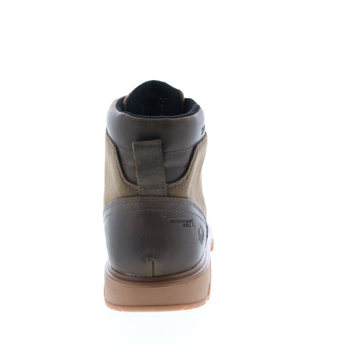 Wolverine Drummond W880201  Mens Brown Leather Lace Up Work Boots