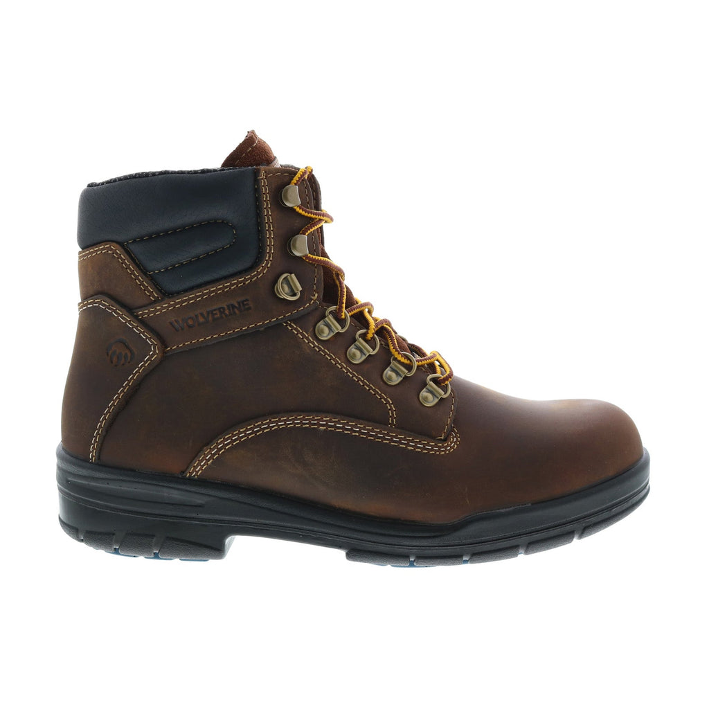 Wolverine Ninety Eight W880208 Mens Brown Wide Leather Lace Up Work ...