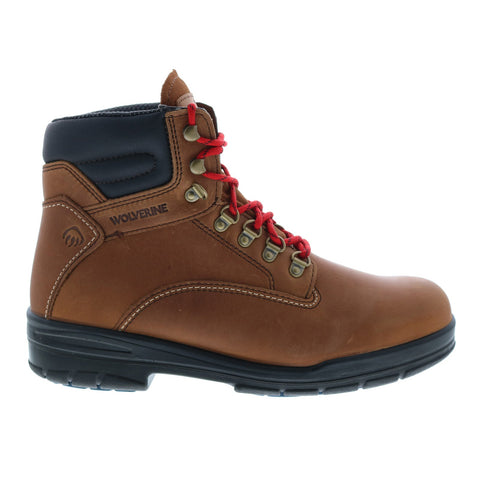 Wolverine Ninety-Eight W880209 Mens Brown Wide Leather Lace Up Work Boots