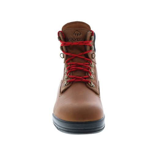 Wolverine Ninety-Eight W880209 Mens Brown Wide Leather Lace Up Work Boots