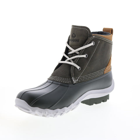 Wolverine Torrent Waterproof W880220 Mens Black Leather Lace Up Rain Boots