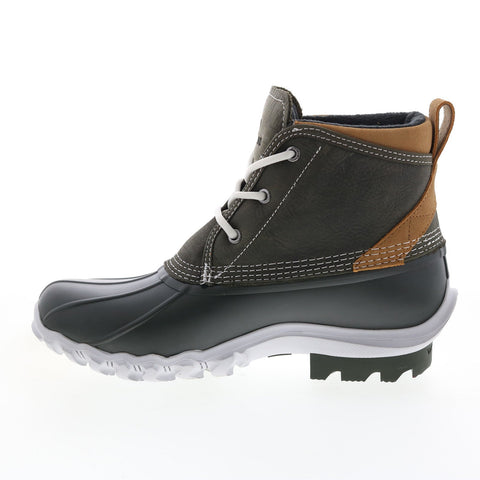 Wolverine Torrent Waterproof W880220 Mens Black Leather Lace Up Rain Boots