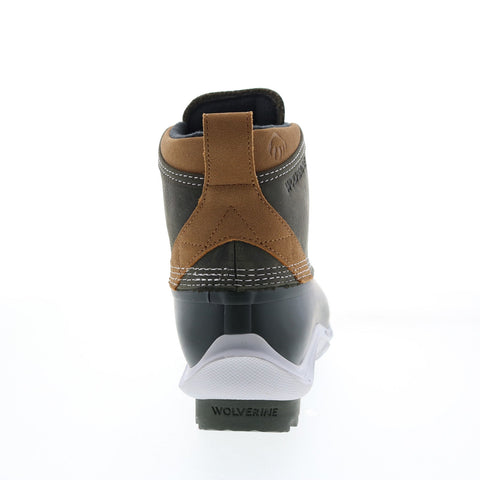 Wolverine Torrent Waterproof W880220 Mens Black Wide Lace Up Rain Boots