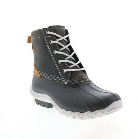 Wolverine Torrent WP Duck Boot W880222 Mens Black Leather Rain Boots