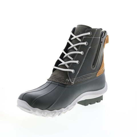 Wolverine Torrent WP Duck Boot W880222 Mens Black Wide Leather Rain Boots