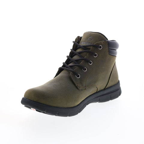 Wolverine Karlin Chukka W880267 Mens Gray Wide Leather Work Boots