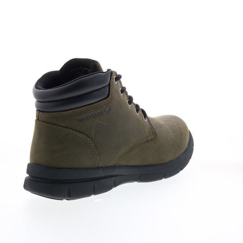 Wolverine Karlin Chukka W880267 Mens Gray Wide Leather Work Boots