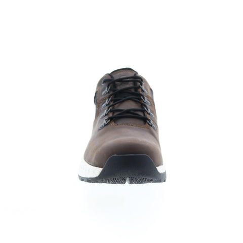 Wolverine Guide Ultraspring WP Low Mens Brown Wide Athletic Hiking Shoes