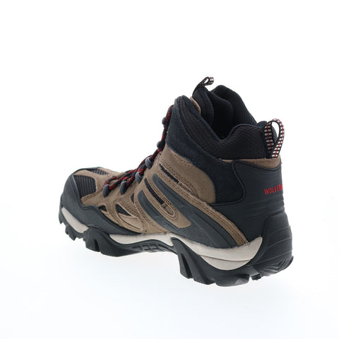 Wolverine Wilderness Mid WP Composite Toe Mens Brown Wide Hiking Boots
