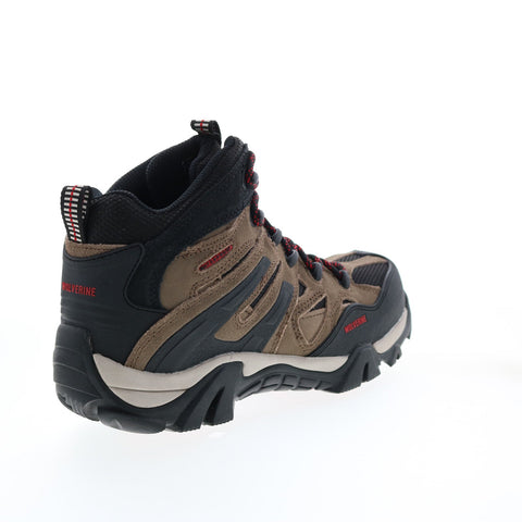 Wolverine Wilderness Mid WP Composite Toe Mens Brown Wide Hiking Boots