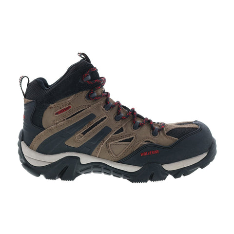 Wolverine Wilderness Mid WP Composite Toe Mens Brown Wide Hiking Boots