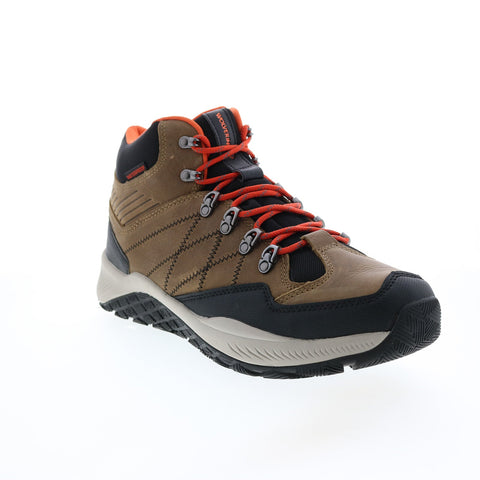 Wolverine Luton Hiker Waterproof Mid W880371 Mens Brown Hiking Boots