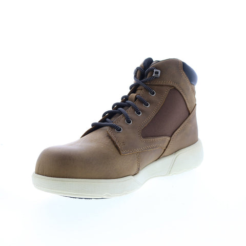 Wolverine Kickstart Durashocks Carbonmax 6" Mens Brown Wide Work Boots