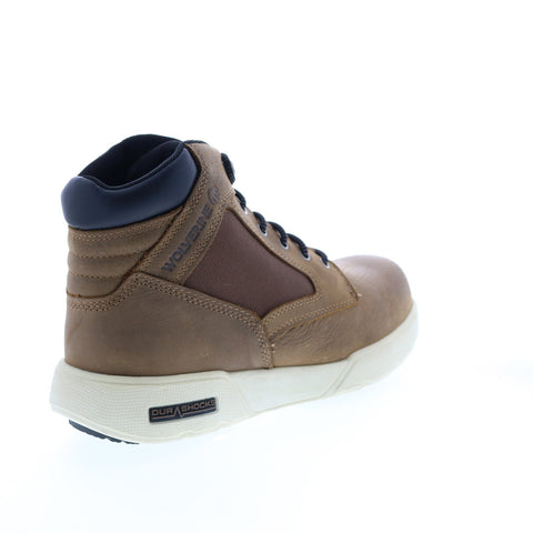 Wolverine Kickstart Durashocks Carbonmax 6" Mens Brown Wide Work Boots