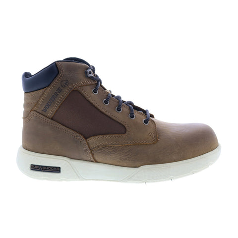 Wolverine Kickstart DuraShocks CarbonMax 6" Mens Brown Wide Work Boots