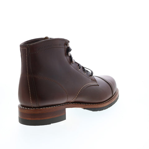 Wolverine 1000 Mile Cap Toe Boot W990075 Mens Brown Casual Dress Boots